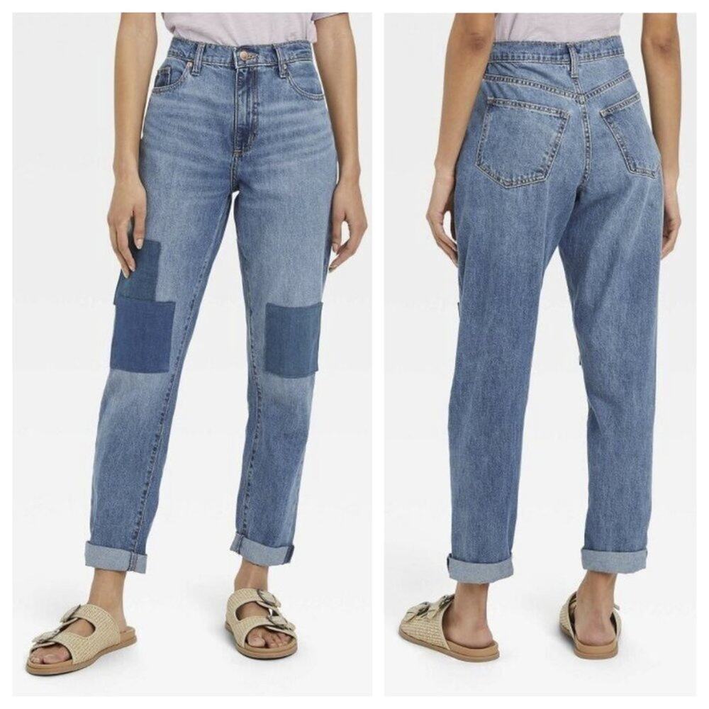 NWOT Universal Thread Women's High Rise Boyfriend Jeans Medium Wash Size 8/29